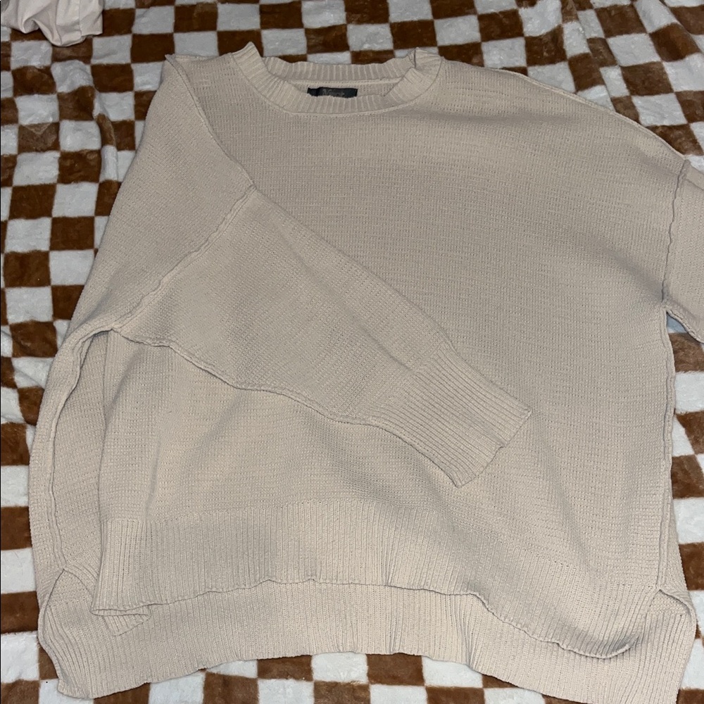 Cream Knit Sweater
